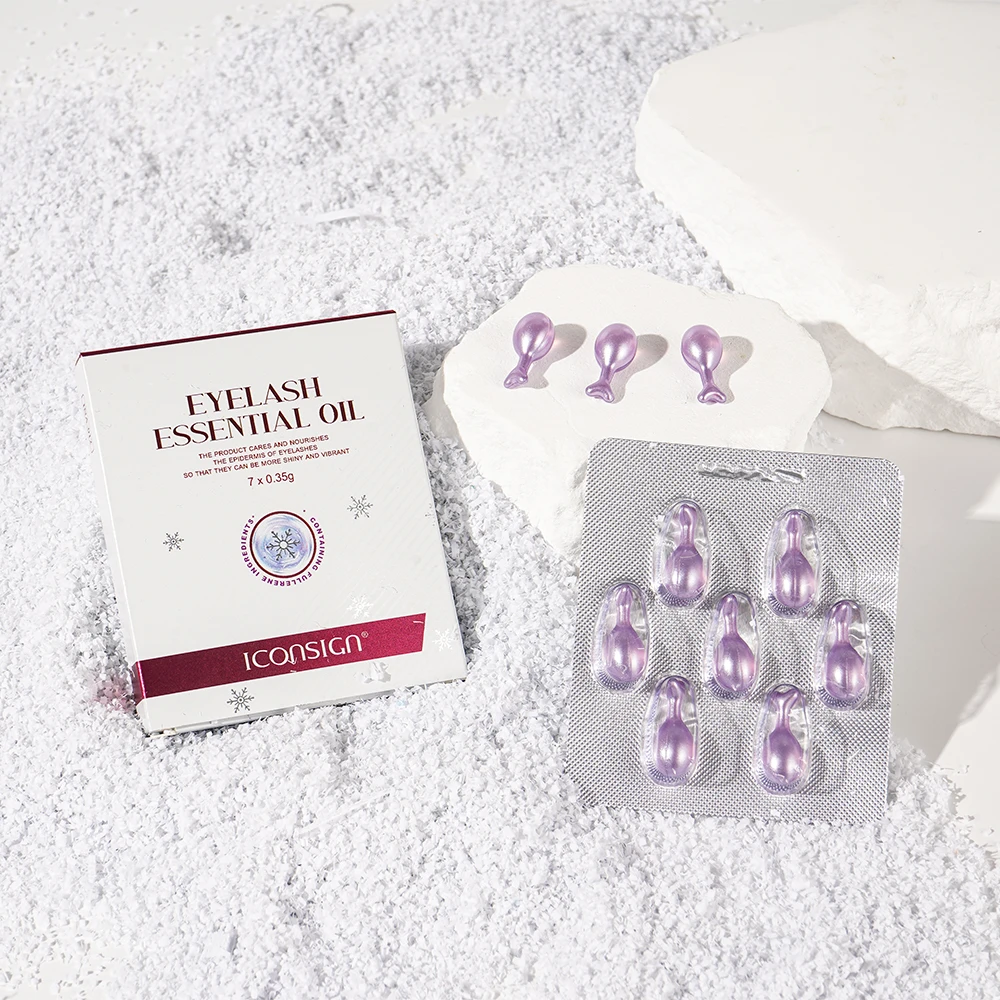 OEM/ODM  Natural Organic Eyebrow Eye brow Extension Growth Serum 7*0.35g Compound Oil Eyebrow Nourish Essential Oil Wholesale