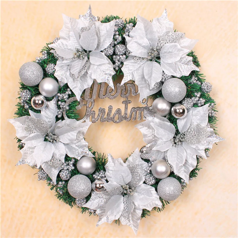 Christmas Decoration Door Hanging Outdoor Home Decor Artificial Christmas Party Wreaths And Garlands