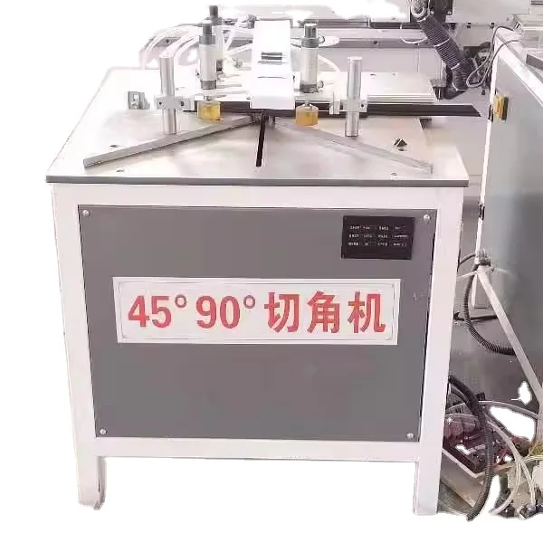 45 90 Degree Aluminum Angle Wooden Boardprofile Cutting Machine Frame Saw Cutter