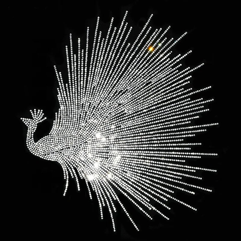 Good Quality Custom Rhinestone Design Fashion Queen Crown Hotfix Rhinestone Template Pattern Heat Transfer For Clothe