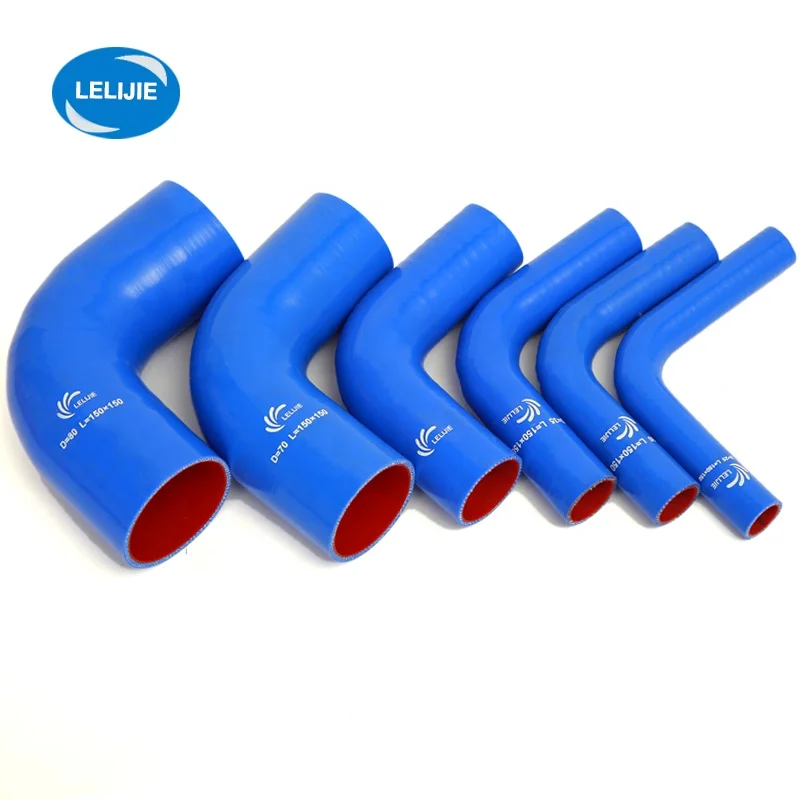 hot sale colored 90 degree elbow silicon rubber hose