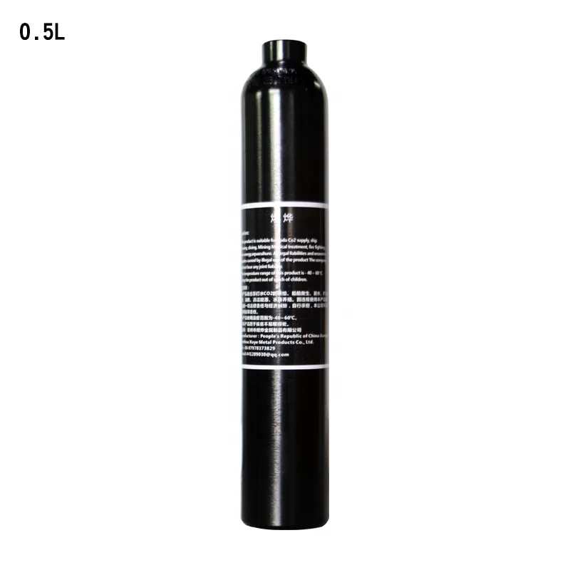 factory high quality 4500psi 300bar high pressure aluminum gas cylinder for paintball cylinder