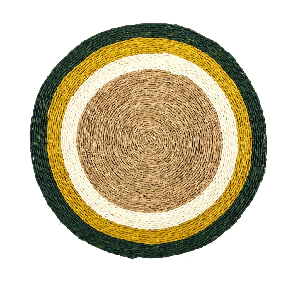 Wholesale Seagrass Table Mat/ Placemat Table Decor Multi Color Wall Decor Vietnam Handicraft