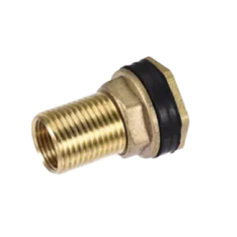 Brass water tank connector compression fitting