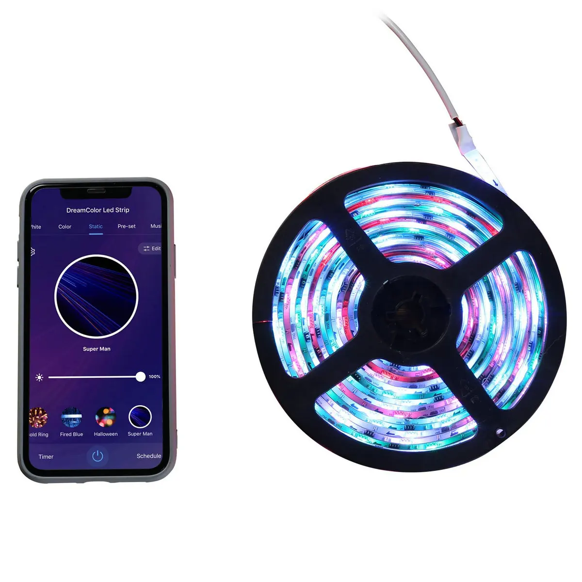 ws2812b 60led m dream color pixel led strip 2812b ws2812 rgbic addressable ws2812b