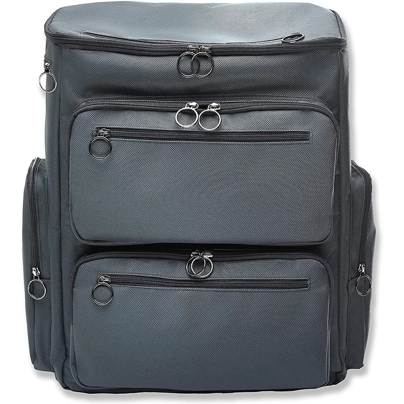 Custom 600D Oxford Wheelchair Bag For Handicap Outdoor Hanging Large Capacity Storage Bags Multi layer Wheel chair Backpack