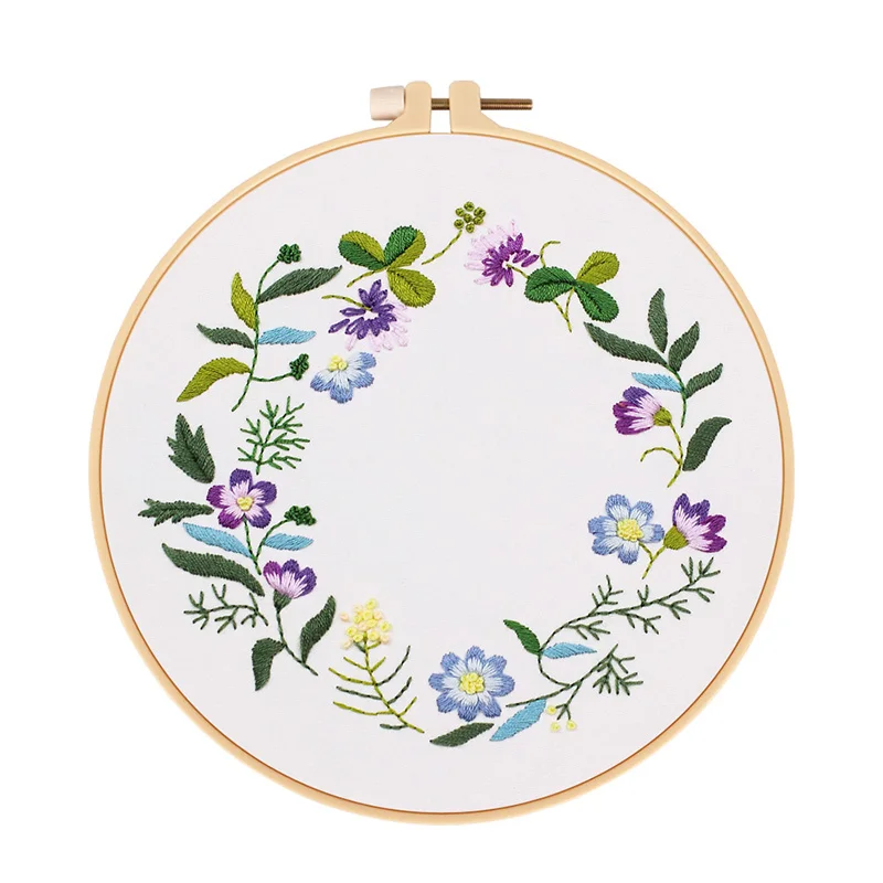 Embroidery Starter Kit with Pattern and Instructions Needlework cross stich embroidery kit for livingroom