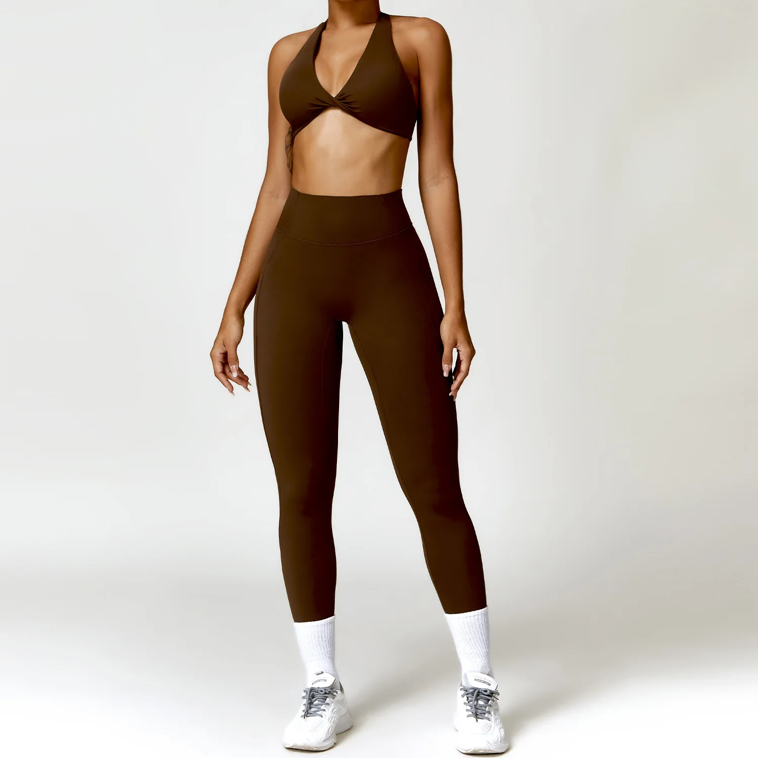 Hot Sale Custom Outfit Yoga Bra And Leggings Sets Fitness Women Sports 2 Piece Set