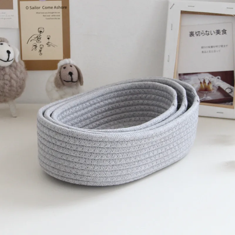 High Quality Storage Household Basket Storage Basket Can Be Folded Woven Storage Baskets