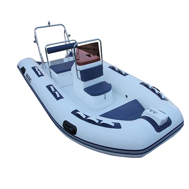 Глубокая V-образная Стекловолоконная надувная лодка RIB390 орка/гипалон/ПВХ жесткая для