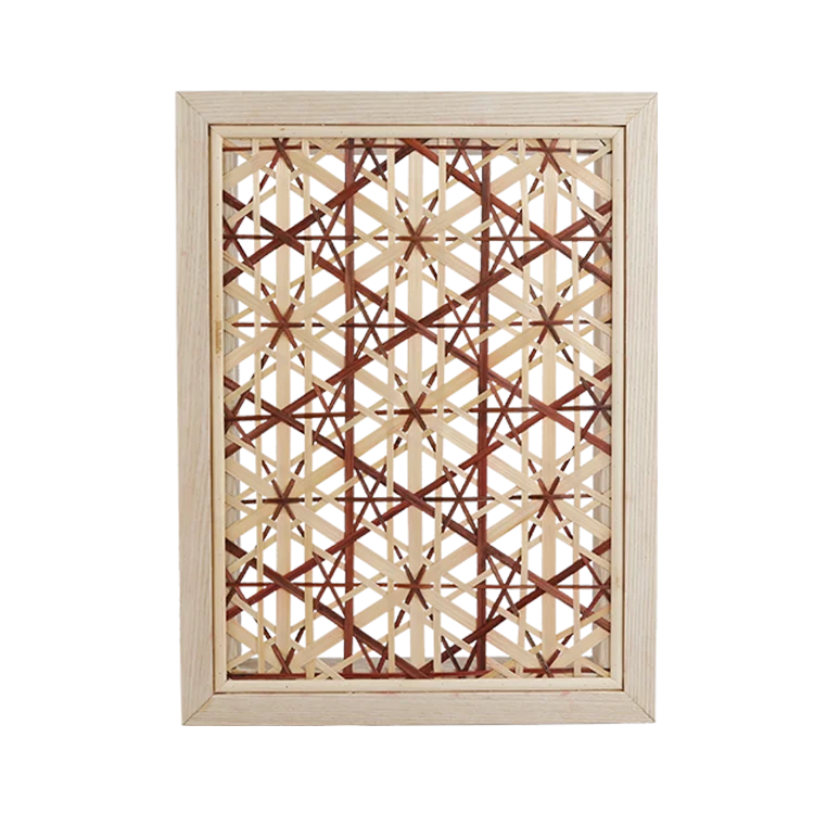 MUMU Manufacturing 2023 Newest Design Nordic Wicker Decorative White Rattan Cabinet Doors