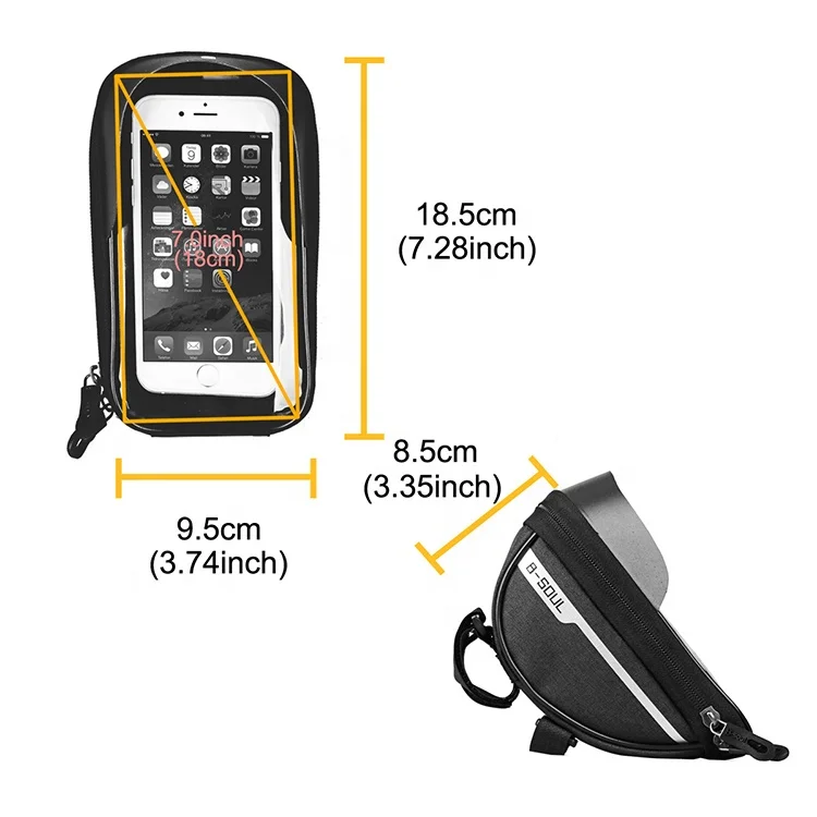 Bike phone bag Bicycle front stem Bag Cycling parts Accessories