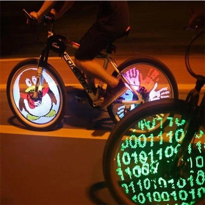 Best-selling Colorful Led Colorful Bike Wheels Light 3d Bicycle Spoke Led Lights Illuminate The Streets