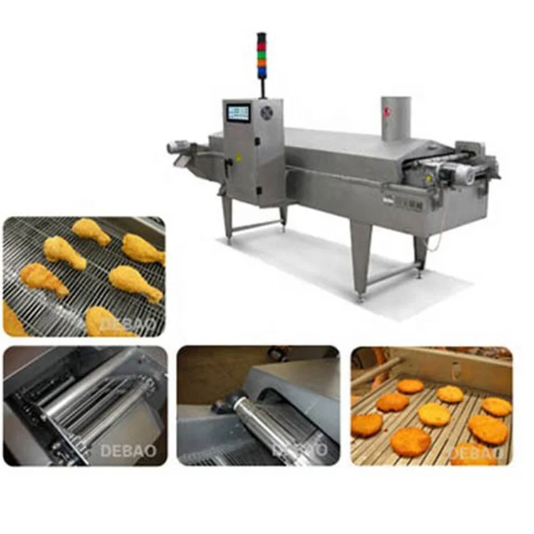 Industrial Continuous French Fries Production Line Potato Chips Fryer Machine