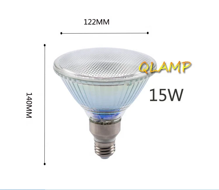 E26/E27 led par30 par20 par38 IP65 waterproof 8w 10w 12w 15w par light glass par30 spot light par men led bulb