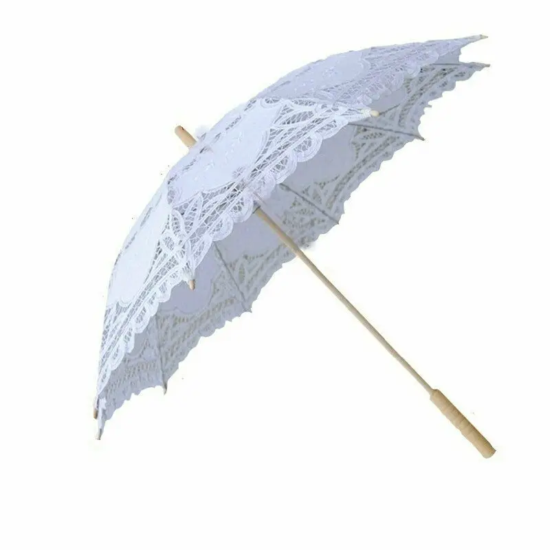 Fashion parasol lace wedding umbrella for decoration