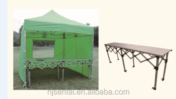 Frame Folding Table for Events Heavy Duty Aluminum Outdoor Furniture Metal