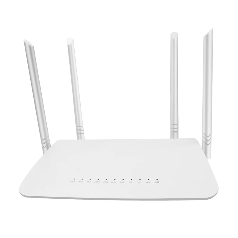 4G LTE Wifi Router with sim card slot 4* 5dBi Antennas wireless router  MT7628NN Chipset 300Mbps 4G LTE CPE Router  network