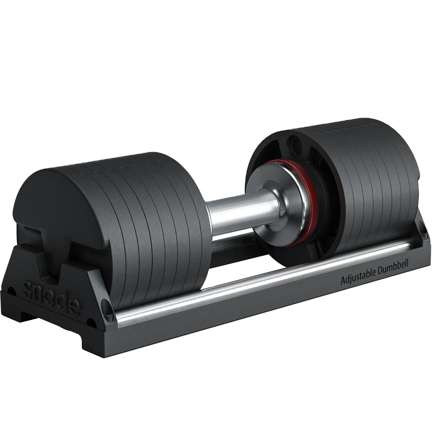 Snode AD80 full-iron with high quality pedestal fitness equipment adjustable dumbbells