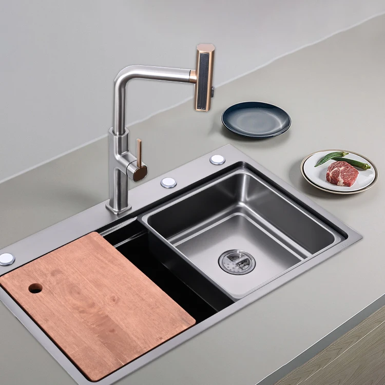 SONSILL Luxury Home Kitchen  304 Stainless Steel 0.95MM Thickness Modern Kitchen Sink