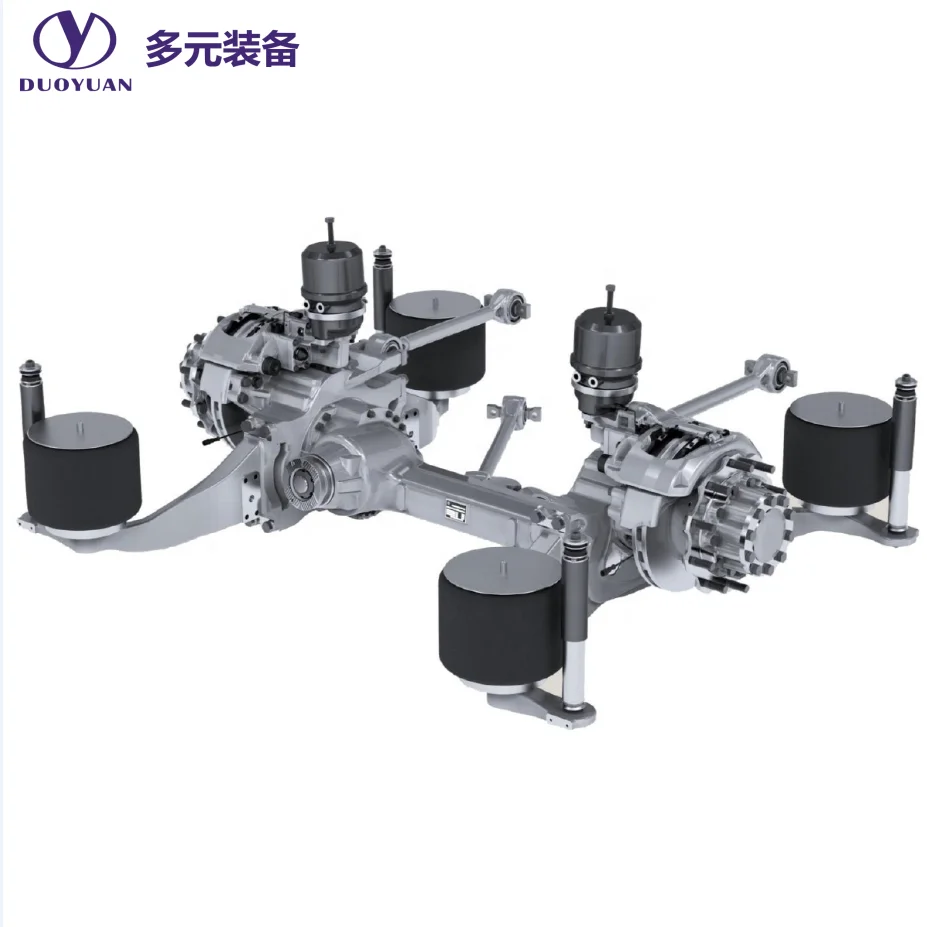 Factory Outlet YUTONG bus Axle Part With Electric Brake Assembly Low floor type axl air bag For coach /car