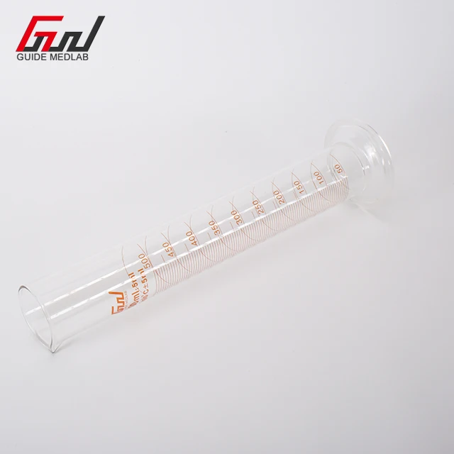 
Transparent Clear Glass 100ml Measuring Cylinder Graduated Cylinders for Laboratory 