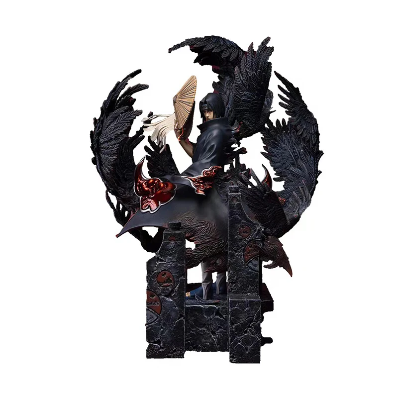 2021 Hot sale 36CM GK Uchiha Itachi action figure Crow Scene statue PVC model toy for gifts with great price