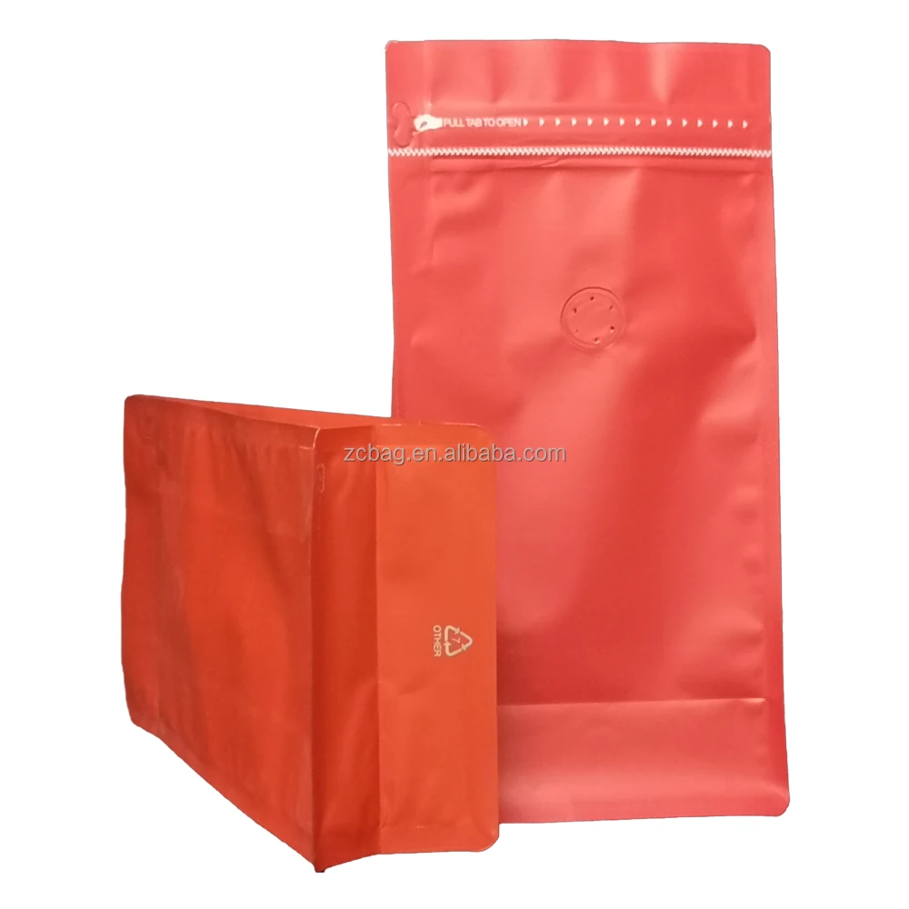 250g Elephant Dung Coffee Powder Bag 8oz Packaging Bags Kraft Plastic Colombian Coffee Storage Pouch Package Zipper 500g Bags