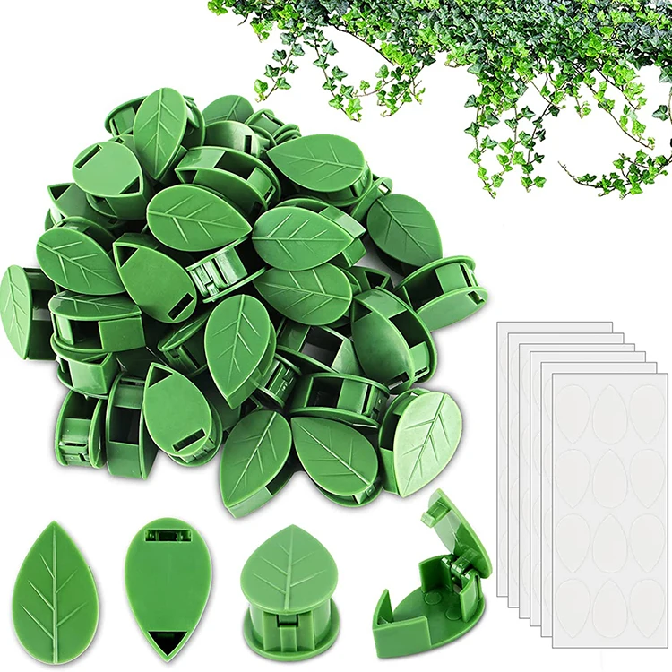 Plant Clips  Leaf Vines Climbing Wall Fixture Snap  Climbing Plants Self-Adhesive Fixture Rattan Vine Fixed Clip
