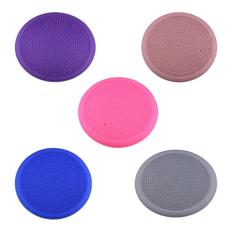 Оптовая продажа новый домашний фитнес йога балансировочная подушка из ПВХ надувная Массажная для йоги