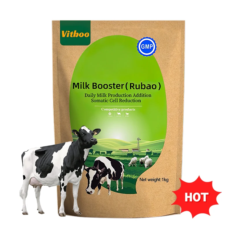 VITBOO cow sheep milk booster livestock nutrition enhancer cattle goat feed supplememt