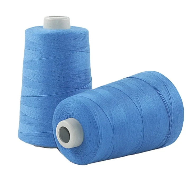Factory Direct Sale 40/2 Spun 100% Polyester Yarn for Sewing Thread 3000 yards