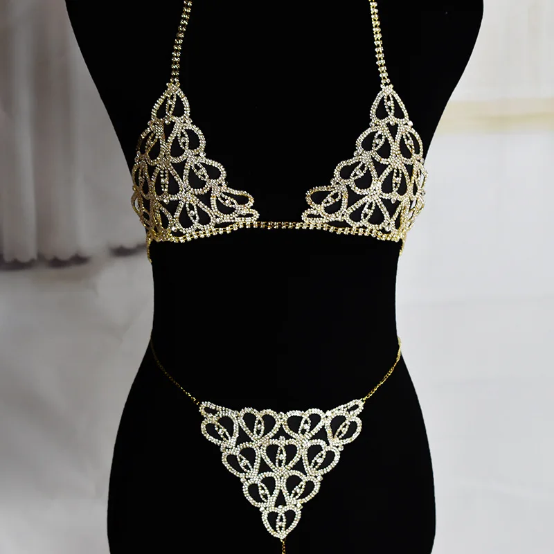 Various Fashion Bikini body chain Designer High quality Bikini body chain Luxury Women Copper Bikini body chain Valentine Gifts