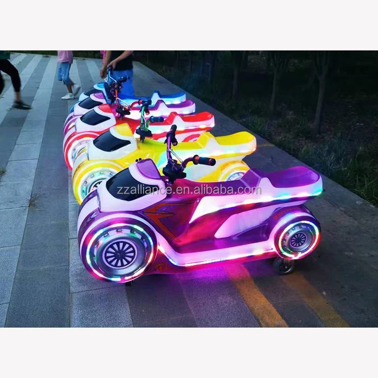 Cheap Children Amusement Park Battery Bumper Car Commercial 24V Electric Ride On Car Motorcycle For Sale