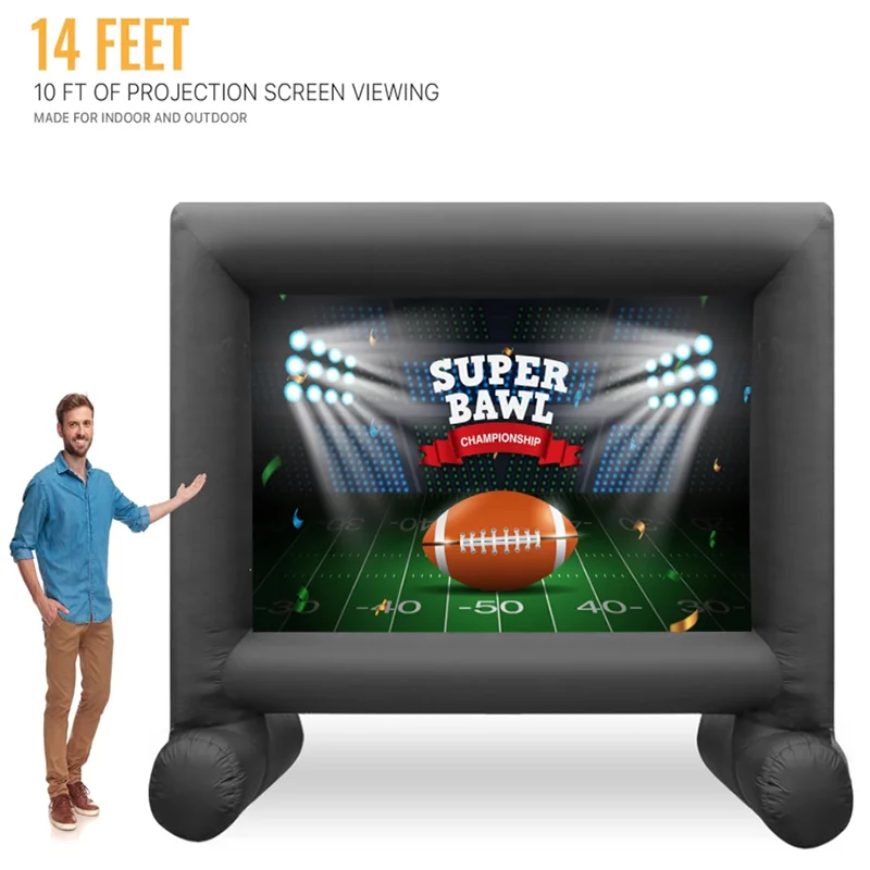 inflatable prolector cinema home outdoor open alr backyard inflatable movie screen inflatable screen movie cinema