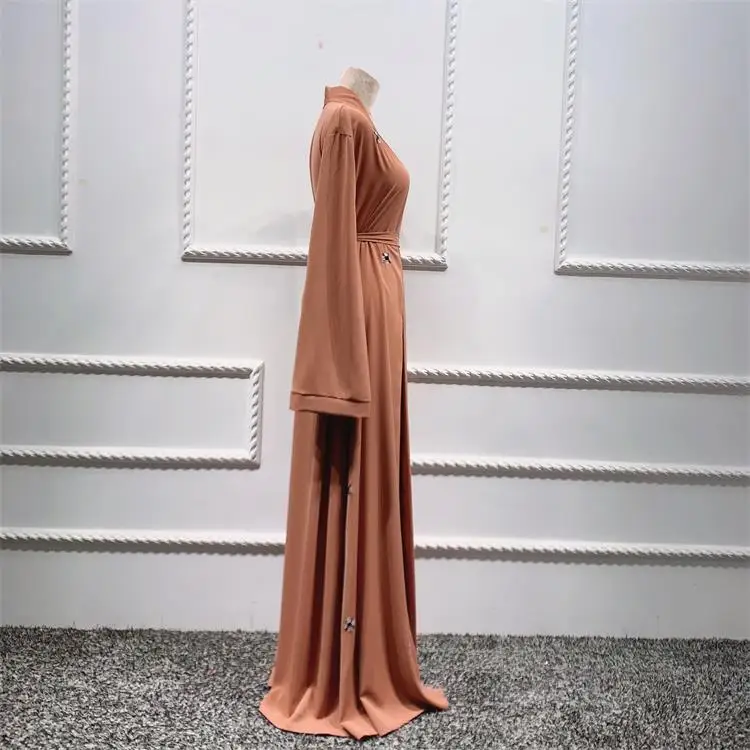 Wholesale jubah abayah turkey modest dubai satin kaftan traditional ethnic muslim long dress abaya islamic clothing for women