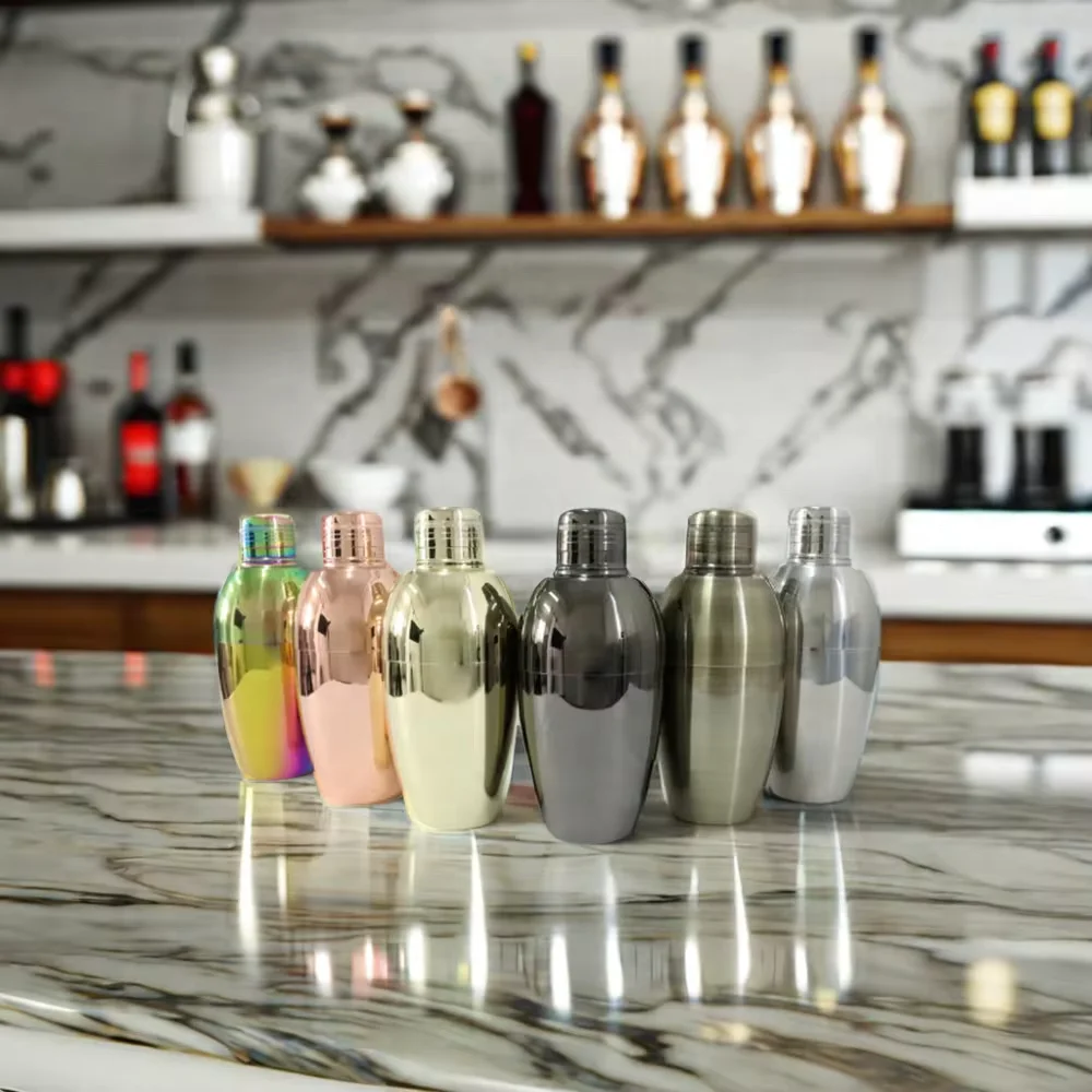 Factory Direct Best Seller New Design Boston Shaker Set 350 500 700 ML Cocktail Shakers Stainless Steel and Copper Material