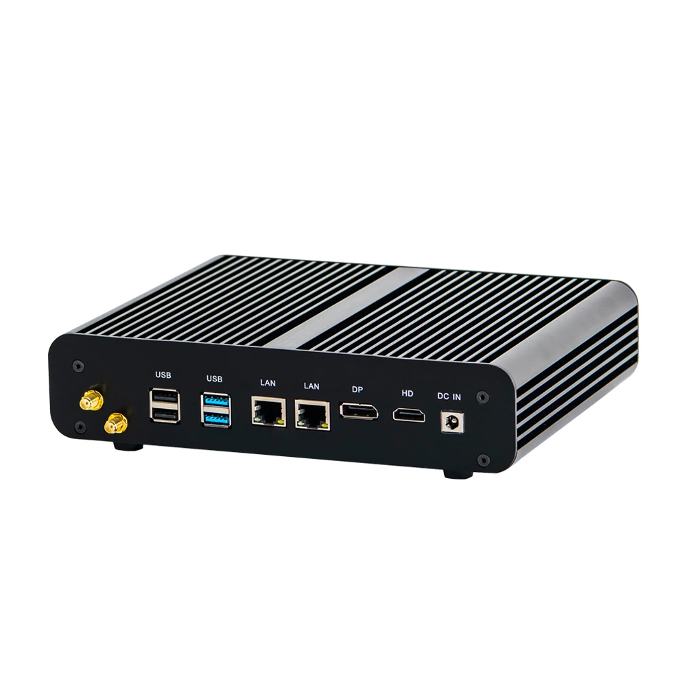 
Topton Fanless Mini Computer i7 8565U/7560U i5 8250U/7260U 2*DDR4 Msata+M.2 SSD Micro PC Win10 Pro Barebone HTPC Nuc VGA nuc 