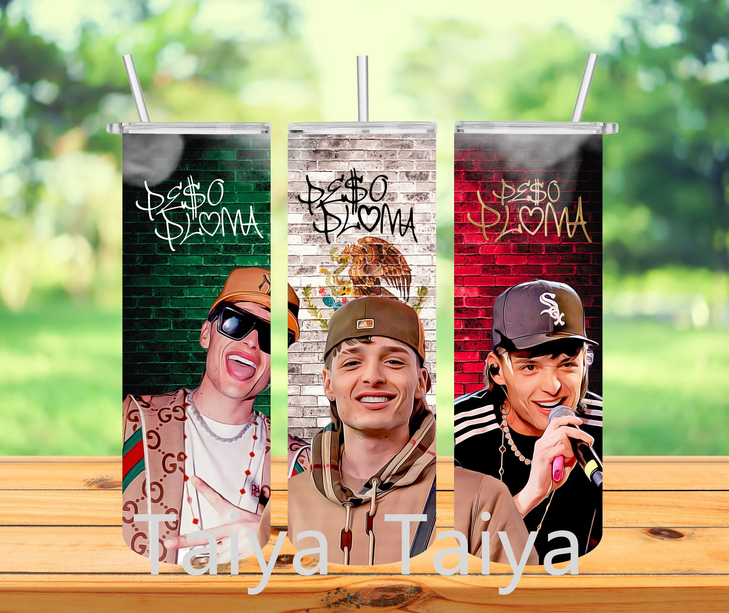 Factory price new fashion Custom cartoon stitch Peso Pluma karol g Sublimation coffee mugs reusable cups