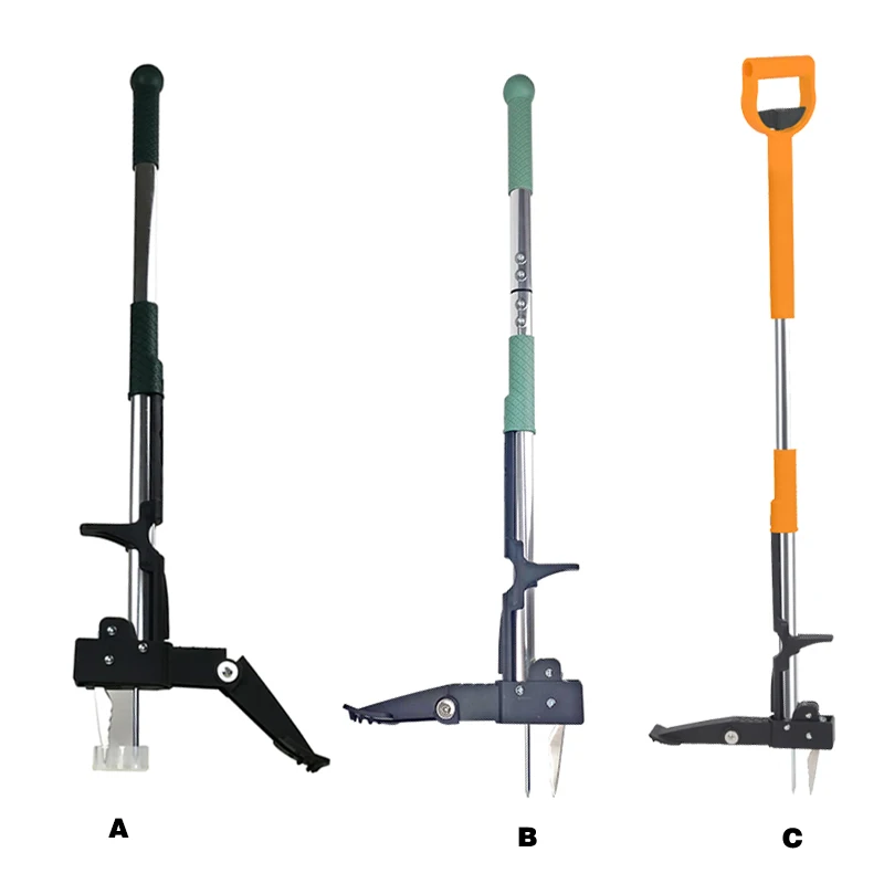 factory wholesale professional durable weed puller stand up weeder hand tool long handle gardening weed puller