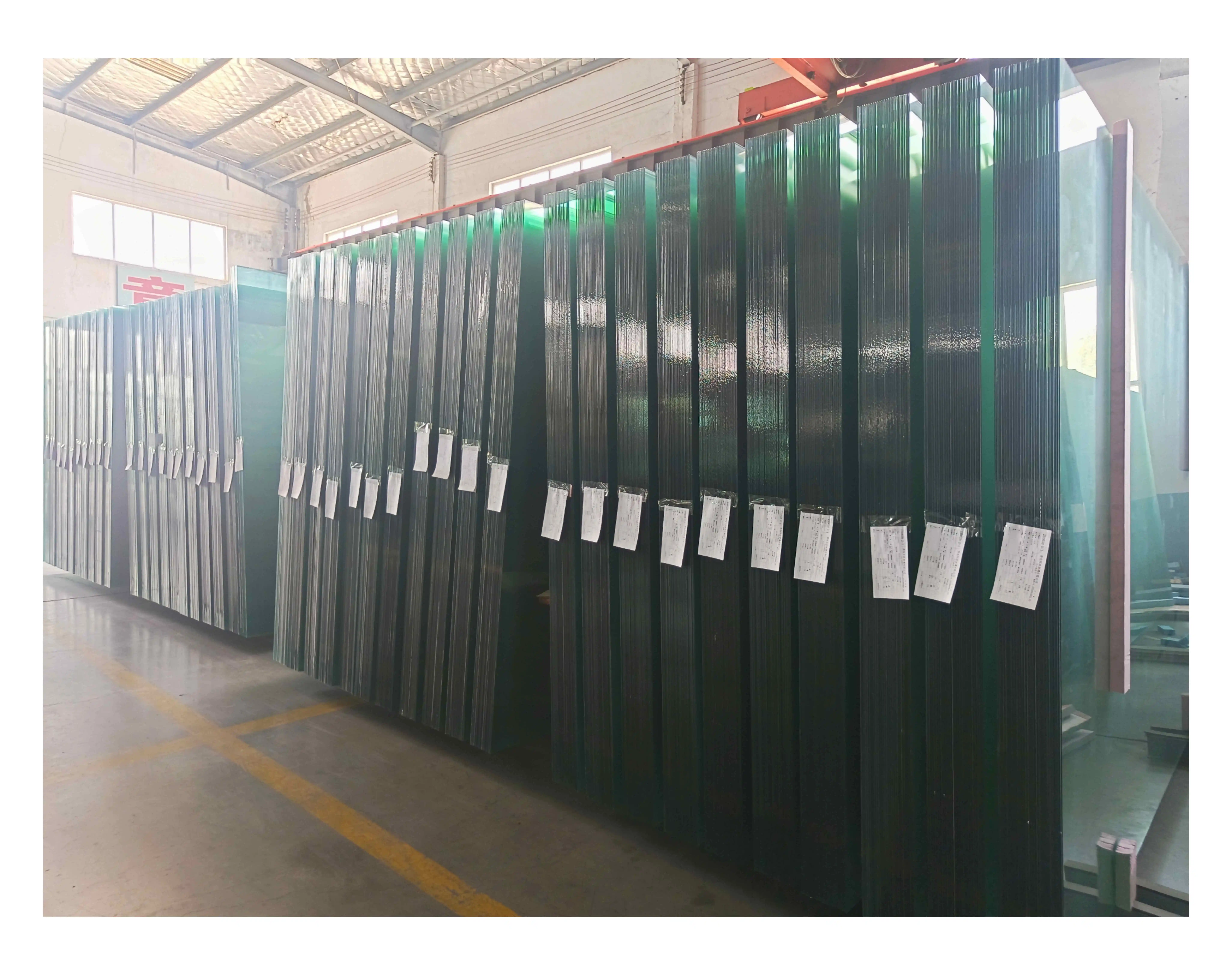 Building-glass Tempered Laminated Glass For Building Railings Hotel Building Glass