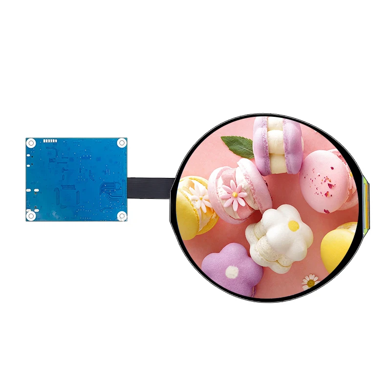 5-inch Tft Hd Lcd Round Screen+mipi To Driver Board High Split Screen Driver Board Kit  1080x1080