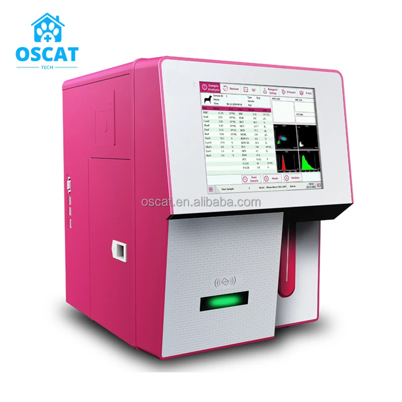 Клинические аналитические инструменты OSCAT ветеринарное оборудование гематологический анализатор из 3