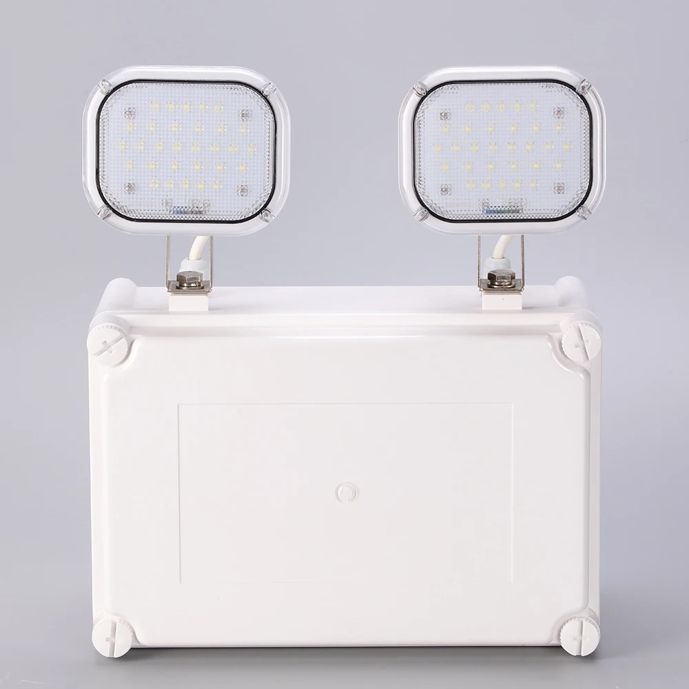 Ni-cd Battery 6V/4.5Ah  IP65 Waterproof High Lumen 2x6W LED Twin-spot Emergency Light for hotel