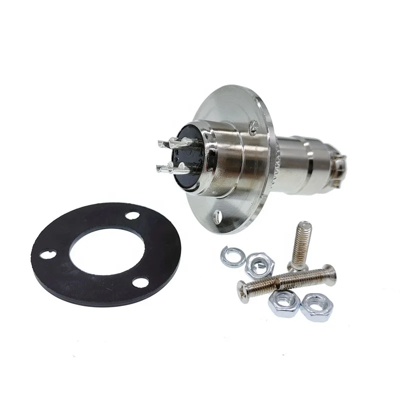 GX16 Flange mounting 3-hole fixing  2pin 3pin 4pin 5pin 6pin 7pin 9pin 10pin aviation connector plug&socket circular connectors