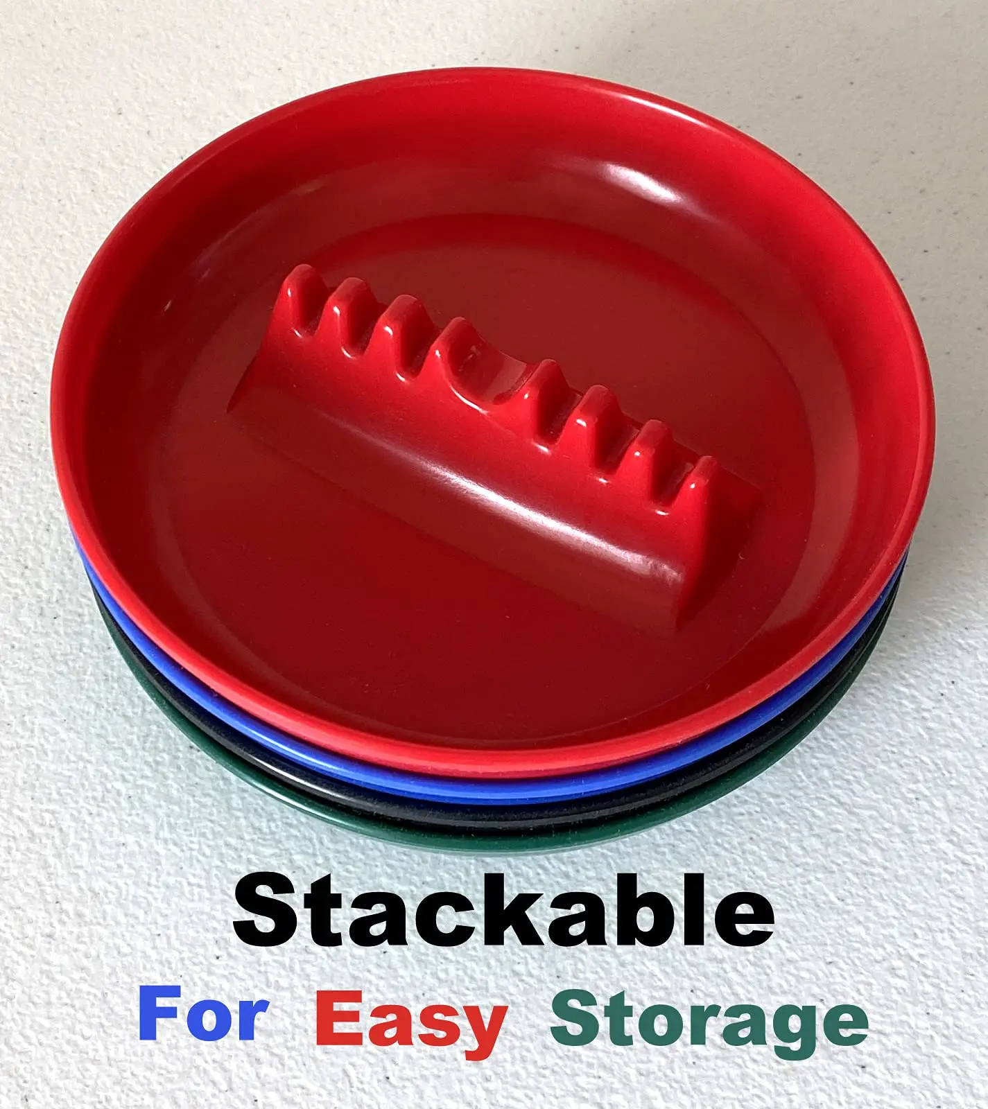 Roxyrolla Wholesale Custom LOGO Melamine Ashtray Black Custom Cigar Ashtray Mold For Resin Plastic Ashtray