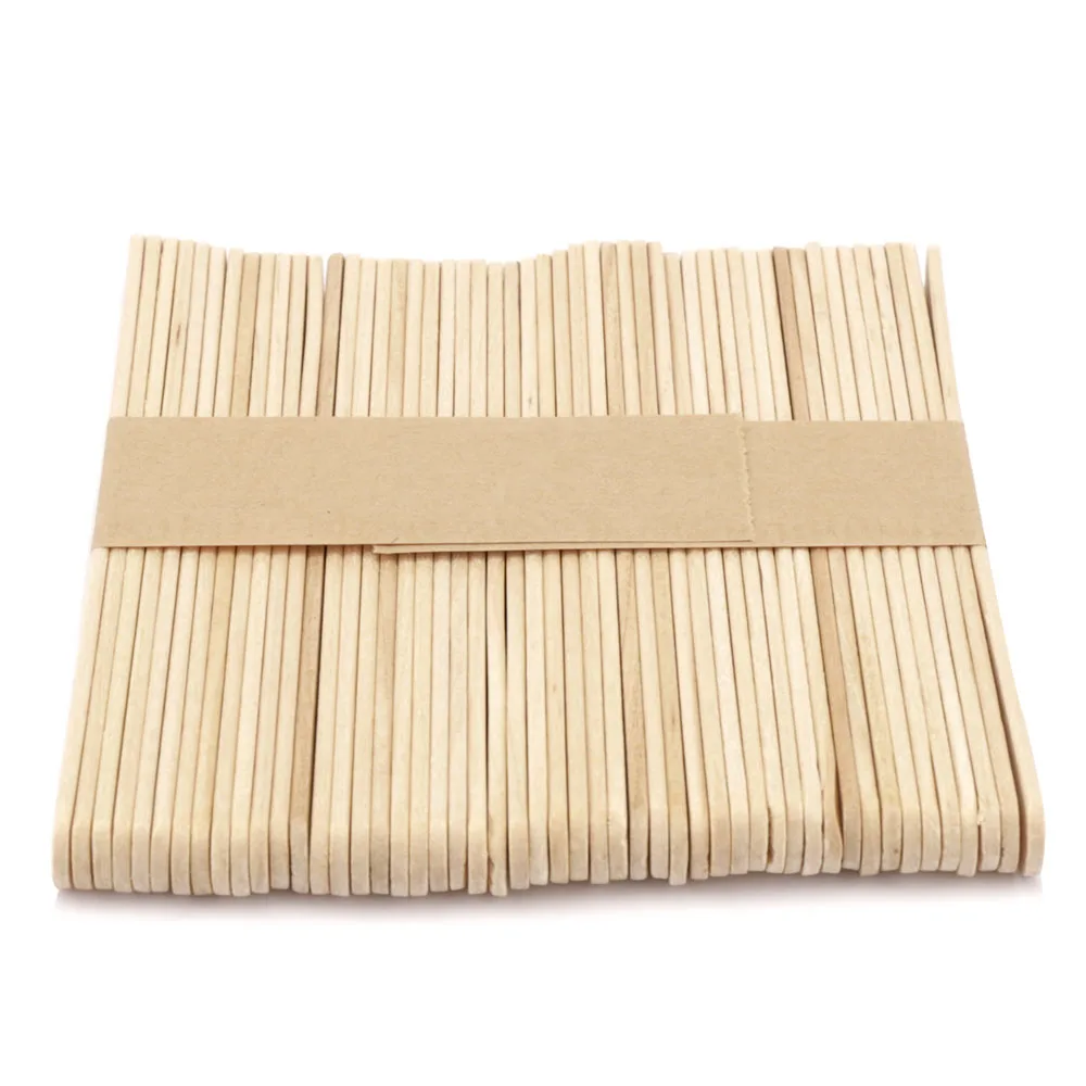 Hot sell Wood Biodegradable Custom Logo ice lolly  Popsicle Stick Ice Cream Stick