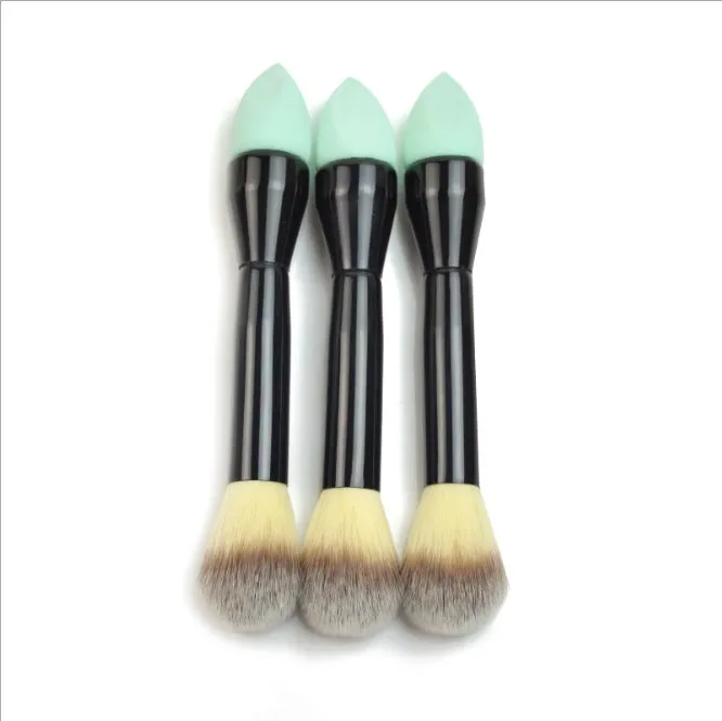 Одинарная высококачественная черная деревянная ручка двойная головка щека розовая Нижняя щетка