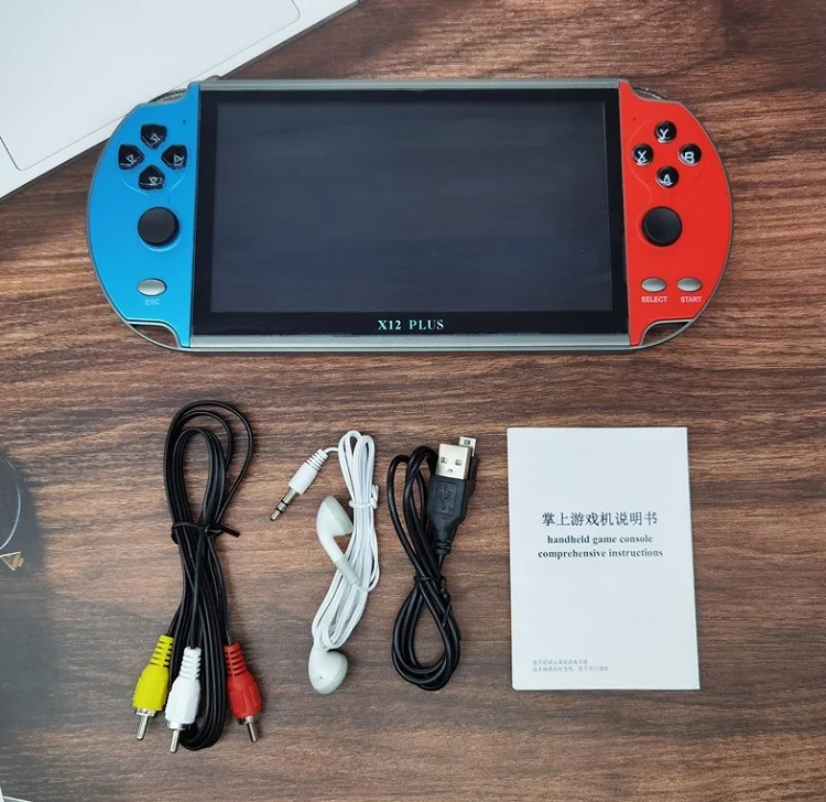 X12 Plus 7 inch 128 bits Handheld Player Retro Video Game Handheld Game Console For Psp Games
