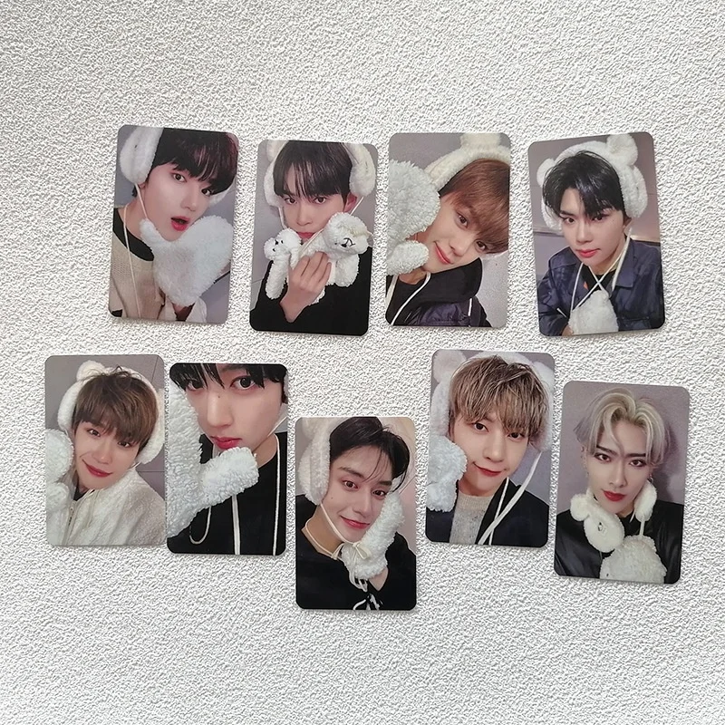 9Pcs/Set Kpop Zerobaseone Melting Point 2nd Album MS Photocards ZB1 Zhanghao Ricky Guwook Lomo Cards Selfie Postcards Fans Gifts